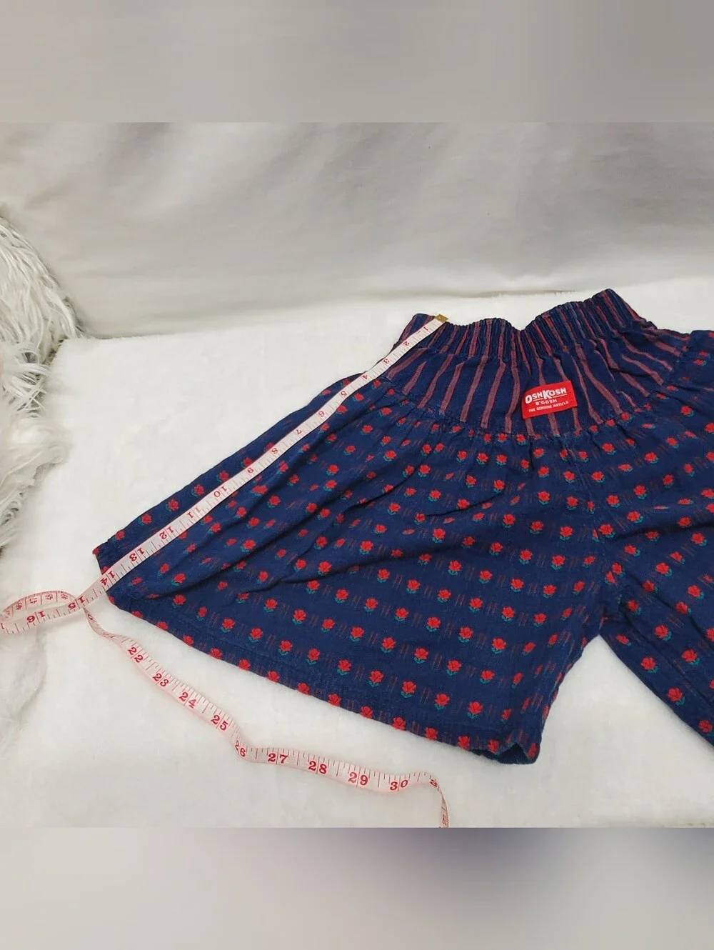 Rare 90s 80s vintage y2k bubble shorts oshkosh floral rose print Boys/girls